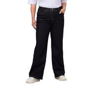 Ulla Popken Vaqueros Anchos, Pantalones Mujer, Dark Azul Denim, 42W / 30L