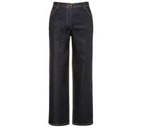Ulla Popken Vaqueros Anchos, Pantalones Mujer, Dark Azul Denim, 53W / 30L