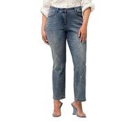 Ulla Popken Vaqueros Mandy Jeans, Azul, 40W x 32L para Mujer