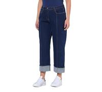 Ulla Popken - Vaqueros para Mujer, Tallas Grandes, Tallas Grandes, Talla Grande, Dobladillo y Pierna Recta