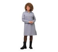 Ulla Popken Vestido con Cuello Troyer, Color Gris Claro, 52-54 para Mujer