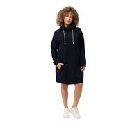 Ulla Popken Vestido Sport, Cuello alzado, Manga Larga, Bolsillos Marina 42+ 825247130-42+