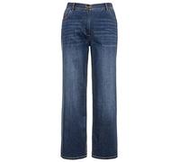 Ulla Popken Weite Jeans, Mary Pantalón, Azul Denim, 56W / 30L Mujeres