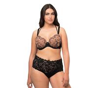 Ulla Popken Wire-Bra, Softcup, Avantgarde Sujetador, Negro, 105B para Mujer