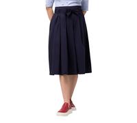 Ulla Popken Womenswear 823477 - Falda Plisada, Talla Grande, Color Azul Marino, 50, Azul Marino, 48