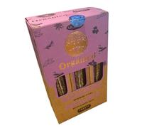 ULLAS Incienso Orgánico - EUCALIPTO - 25g x 12 = 300g Caja Completa Hecho en India se sirven 12 cajitas de 25 Gramos