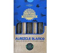 ULLAS Incienso Orgánico - Fragancia White Musk - Varillas de Incienso Hechas a Mano - 100% Natural - 25g x 12 = 300g