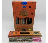 ULLAS Incienso Orgánico - Sandalwood - 25g x 12 = 300g Caja Completa Hecho en India se sirven 12 cajitas de 25 Gramos