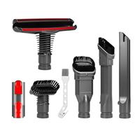 Ulluthu Kit de Accesorios para Aspiradora: 7 Piezas Compatible con V6 V7 V8 V10 V11 de Dyson | Cepillo para Muebles, Boquilla para Rendijas y Cepillo Rígido para Limpieza Integral en Hogar y Automóvil