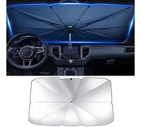 ULMANI Parasol Coche Delantero Plegable,para Jeep Grand Cherokee II 1999-2004 Parasol Plegable Ajustable, Paraguas Parasol Anti UV,A 125 * 65cm