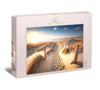Ulmer Puzzleschmiede - Puzzle de paisaje de 2000 piezas "Báltico para siempre" - El suave camino a la playa despierta el deseo de una vida junto al mar