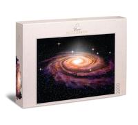 Ulmer Puzzleschmiede - Puzzle "Galaxia" - Puzzle de 2000 piezas Espacio y Universo - Espectacular galaxia espiral como ilustración 3D - Nebulosa Andrómeda, Astronomía, Galaxy, Espacio Profundo