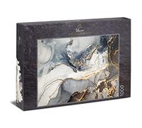 Ulmer Puzzleschmiede - Puzzle Gold-Adern - Puzzle Moderno de 1000 Piezas Fabricado en Alemania - Arte Abstracto de Color como Elegante Rompecabezas Impossible