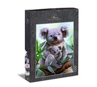 Ulmer Puzzleschmiede - Puzzle Koala: Puzzle de 1000 Piezas - Bonita Foto de una Madre Koala con un bebé Koala recién Nacido