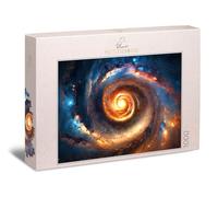 Ulmer Puzzleschmiede - Puzzle Supernova de 1000 piezas - la galaxia espiral como impresionante diseño espacial de la colección de rompecabezas universo, planetas, galaxia - Puzzle de calidad fabricado