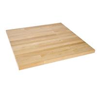 Ulmia Placa de Madera Maciza para Mesa multifunción MFT1200 (Haya Maciza barnizada, Placa sin Sistema de Agujeros, tamaño 60 x 60 cm, Incluye imanes incrustados, Superficie Resistente)