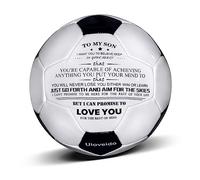 Uloveido a mi Hijo en el Partido 5 Entrenamiento fútbol para el cumpleaños de mi Hijo fútbol Padres Y594-To My Son