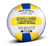 Uloveido Palabras de inspiración para el Entrenamiento de mi Hija, la Chica de Voleibol, Regalo Deportivo de mamá y papá para mis Hijos y605 (para MI Hijo)