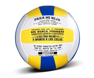 Uloveido Palabras de inspiración para el Entrenamiento de mi Hija, la Chica de Voleibol, Regalo Deportivo de mamá y papá para mis Hijos y605 (para MI Hijo)