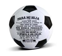 Uloveido to My Son/Daughter/Grandson Football Size 5 Match Training Soccer Ball Spanish Language para Mi Hijo balones de fútbol (para Mi Hija)