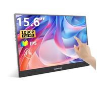 Ulrhzar Táctil écran Tragrer de 15,6 Pulgadas HDR 1920 x 1080P 60Hz 99% sRGB con Altavoces Mini HDMI USB-C Monitor Portátil Compatible con Switch Xbox PS4/5 Ordenador portátil PC