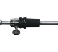 Ulsa 41361 Cellostachel Standard negro bruñido, longitud 62 cm, varilla de metal de 10 mm de diámetro, fabricada en Alemania