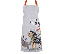 Ulster Weavers Delantal Dog Days para perro, 70 x 80 cm, 100% algodón, accesorios de cocina, regalos de cocina para panaderos y chefs, gris, 62cm x 83cm