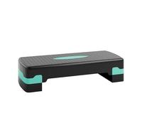 Ultasport Step de Aeróbic I Steps Fitness I Antideslizante, Ajustable en 2 Alturas I Stepper para Ejercicio en Casa, Stepboard, Stepbench 68 x 28 cm, Verde