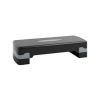 Ultasport Step de Aeróbic I Steps Fitness I Antideslizante, Ajustable en 2 Alturas I Stepper para Ejercicio en Casa, Stepboard, Stepbench 68 x 28 cm, Gris