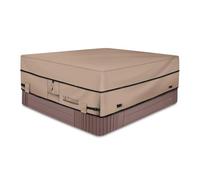 ULTCOVER - Funda Cuadrada Impermeable de poliéster 600D para Jacuzzi, 228,6 x 228,6 cm