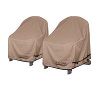 ULTCOVER Funda impermeable para silla Adirondack de patio, paquete de 2 unidades para silla de exterior tamaño hasta 32 pulgadas de largo x 38 pulgadas de ancho x 36 pulgadas de alto