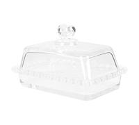 ULTECHNOVO 1 Juego Bandeja de con Tapa para Pasteles y Dulces Contenedor de Almacenamiento de Alimentos Elegante Plato para Fiestas y Hogar Protección contra y Conservación de Alimentos