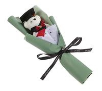 ULTECHNOVO 1 Ramo de Graduación con de Peluche Decorativo para Fiesta Ramo Artificial Perfumado para Fotos y Decoración Dormitorio Sala o Escuela