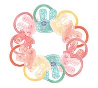 ULTECHNOVO 10 Bandas Elásticas para Pelo de Mascota con Diseño de Conejito, Accesorios Seguros y Confiables para Perros y Conejos en Navidad y Día de Acción de Gracias