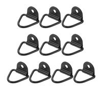 ULTECHNOVO 10 Ganchos De Ojo Para Enganche De Remolque Con Perno Anillo En D De Amarre Para Remolques Anillos En D De Inserción Anclajes De Carga Para Camión Anclaje De