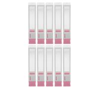 ULTECHNOVO 10 Piezas Caja Organizadora de Brocas para Uñas, Caja de Almacenamiento de Plástico Transparente para Cabezales de Lijado, Diseño Pequeño y Plano, Indeformable, Fácil de Limpiar,