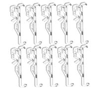 ULTECHNOVO 10 Piezas Clips de Cortina Reemplazables de Plástico Juego para Accesorios Resistentes para Ventanas Instalación y Uso