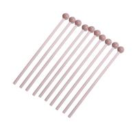 ULTECHNOVO 10 Piezas de Baquetas de Percusión de Madera para Enseñanza Escolar Articulación en Marimbas y Desarrollo del Talento Musical Infantil