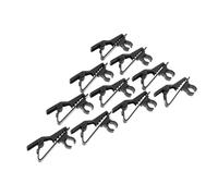 ULTECHNOVO 10 Piezas de Clips para Micrófono de Solapa de Hierro 6mm, Accesorios para Micrófonos Compatibles Escenarios, Oficina y Conferencias Profesionales