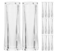 ULTECHNOVO 10 Piezas de Manijas de Varilla para Persianas Verticales, Agarre Transparente, Piezas para Mango de Barra Simple, Accesorio para Estores en Ventanas de Hogar