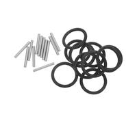ULTECHNOVO 10 Piezas Kit de Tapones de Goma de Repuesto para Válvula de Drenaje Arandelas de Goma de Instalar Sello para de Piscinas y Fregaderos