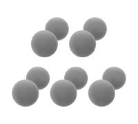 ULTECHNOVO 10 Piezas Pelota de Práctica de Golf de Espuma EVA 60mm | Uso en Interiores y Espacios Pequeños, Tacto Realista, Vuelo Estable, Color Negro