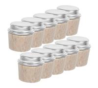 ULTECHNOVO 10 Piezas Tapón de Madera para Botella Térmica Aislante para Botella de Agua Caliente Cierre Hermético para Termo Compatible con Garrafas Térmicas Reutilizable y Duradero para