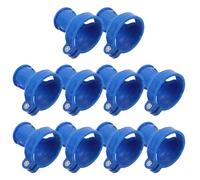 ULTECHNOVO 10 Tapas Protectoras para Válvula de Cilindro de Oxígeno Azul Cubierta Antipolvo Resistente de Plástico para Tanques Estándar Adecuado para Senderismo Camping E Industria