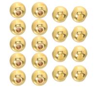 ULTECHNOVO 100 Piezas Cuentas Redondas de Cobre Dorado para Hacer Pulseras y Pendientes, Espaciadores Lisos Hechos a Mano Diseño Único y Uso Versátil para Manualidades DIY