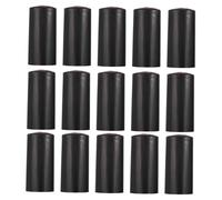 ULTECHNOVO 100 Piezas Envoltura De De Botella Tapas Retráctiles para Botellas De Vino Termoencogibles Cubrir Negro El Plastico