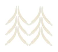 ULTECHNOVO 100 Piezas Faux Elephant Tooth Charms Realistic Texture Jewelry Making Pendants For Necklace Earring Bracelet Craft DIY Supplies with Head