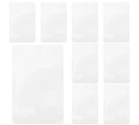ULTECHNOVO 100 piezas Fundas Protectoras Reutilizables para Tarjetas PVC Unidades Bolsas Transparentes para Etiquetas Índice y Etiquetas Prácticas Resistentes y Versátiles para Organización