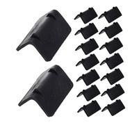 ULTECHNOVO 100 piezas Protectores de Esquinas de Plástico para Flejes de Resistente y Reutilizable Diseño con Bordes Elevados para Mejor Sujeción y Distribución de Presión Embalaje y