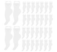 ULTECHNOVO 100 Tarjetas de Papel para Exhibición de Joyería Forma de Pie, Material Cartón para Almacenamiento y Presentación Elegante en Tienda Casa